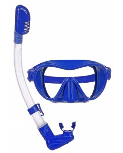 Παιδική μάσκα κατάδυσης με αναπνευστήρα Zizito,μπλε  - 1
