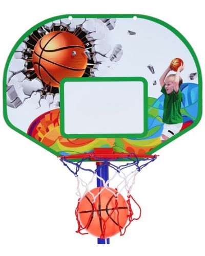 Παιδικό σετ 2 σε 1 GT -Στεφάνη μπάσκετ και γκολ ποδοσφαίρου με μπάλες - 4