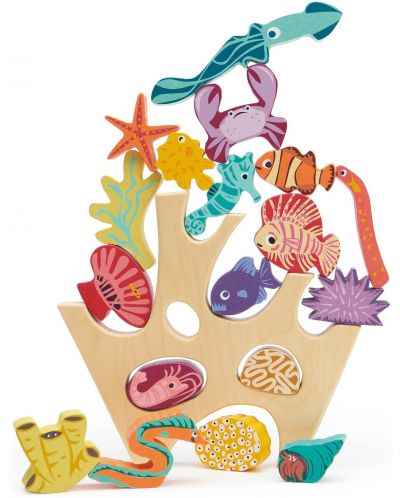 Παιδικό ξύλινο παιχνίδι ισορροπίας  Tender Leaf Toys- Κοραλλιογενής ύφαλος - 2