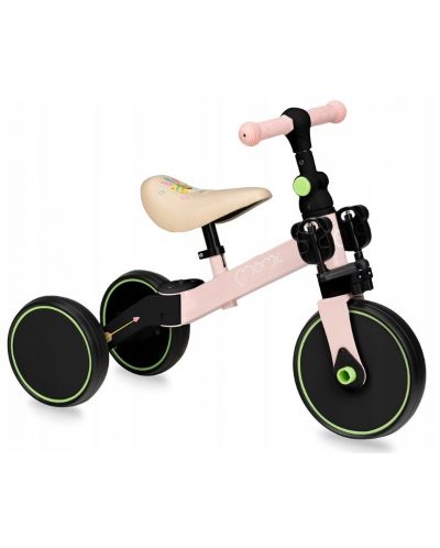 Παιδικό ποδήλατο 3 σε 1 MoMi - Loris, ροζ - 1