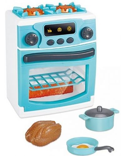 Παιδική κουζίνα Raya Toys - My Home, μπλε - 1