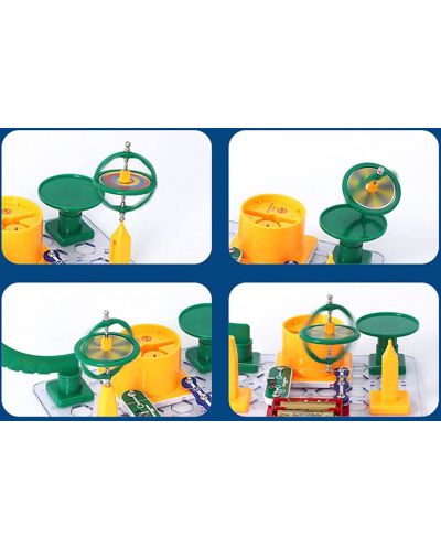 Παιδικό εκπαιδευτικό σετ Acool Toy - Φτιάξτε το δικό σας ηλεκτρικό κύκλωμα με γυροσκόπιο - 2