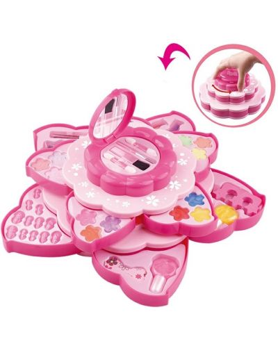 Παιδικό σετ καλλυντικών Raya Toys - Sparkle and Glitter,ροζ - 2