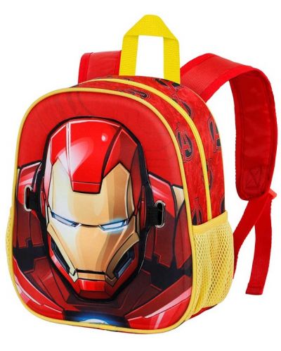 Παιδικό σακίδιο πλάτης Karactermania Iron Man - Armour, 3D,με μάσκα - 5