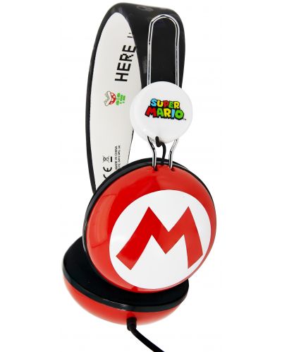 Παιδικά ακουστικά OTL Technologies - Super Mario Icon, κόκκινα - 2
