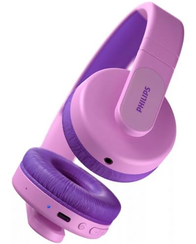Παιδικά Ασύρματα ακουστικά Philips - TAK4206PK, ροζ - 3