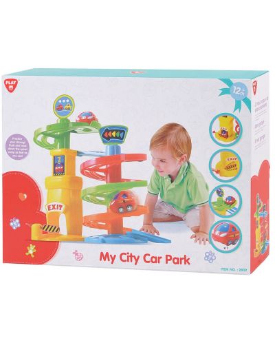 Παιδικό σετ PlayGo - Πάρκινγκ με αυτοκίνητο - 3