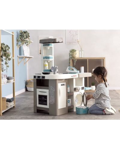 Παιδική κουζίνα 2 σε 1 Smoby - Tefal Studio Utility Kitchen, 36 αξεσουάρ - 5