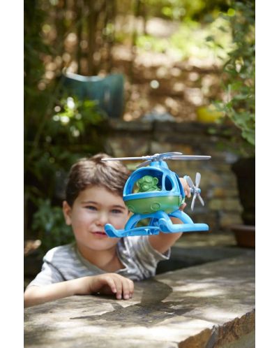 Παιδικό παιχνίδι Green Toys - Ελικόπτερο, μπλε - 4