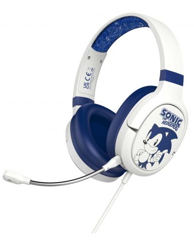 Παιδικά ακουστικά OTL Technologies - Pro G1 Sonic, λευκά/μπλε - 1