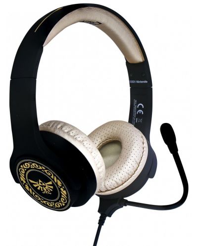 Παιδικά ακουστικά OTL Technologies - Zelda Crest, μαύρα/μπεζ - 2