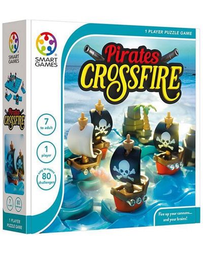 Παιδικό παιχνίδι λογικής Smart Games - Pirates Crossfire - 1