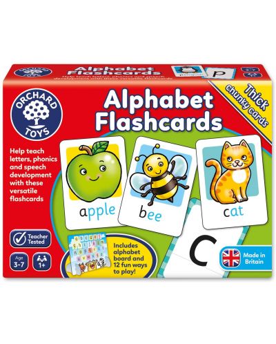 Παιδικό εκπαιδευτικό παιχνίδι Orchard Toys - Αλφαβητικές flash κάρτες - 1