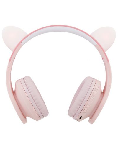 Παιδικά ακουστικά PowerLocus - P1 Ears, ασύρματα, ροζ - 3