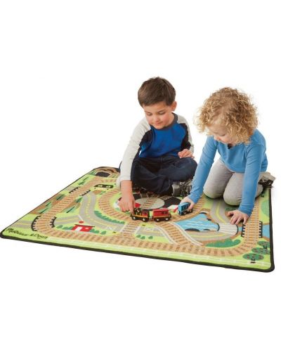 Παιδικό χαλάκι παιχνιδιού Melissa & Doug - Σύνθεση αμαξοστοιχίας - 3