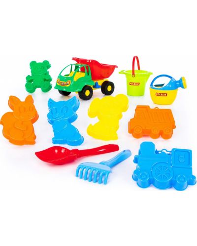 Παιδικό σετ παραλίας Polesie Toys, 11 τεμάχια - 3