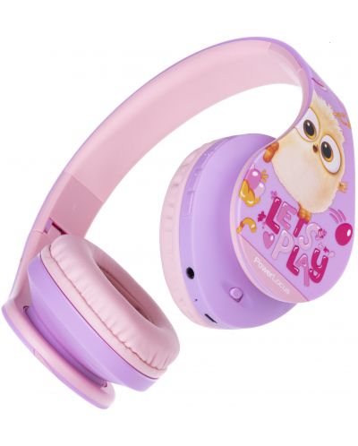 Παιδικά ακουστικά PowerLocus - P2 Kids Angry Birds,ασύρματη, ροζ/μωβ - 3