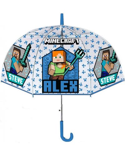 Παιδική ομπρέλα Coriex Minecraft -Λευκό και μπλε - 1