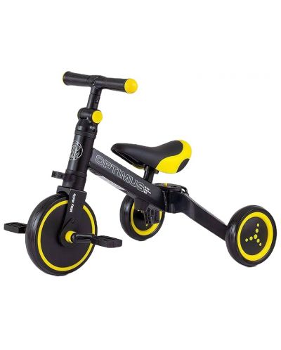 Παιδικό ποδήλατο 3 σε 1 Milly Mally - Optimus,κίτρινο - 1