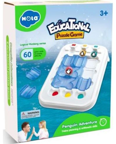 Παιδικό smart παιχνίδι Hola Toys Educational - Η περιπέτεια των πιγκουίνων - 1
