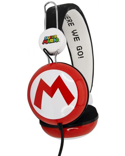 Παιδικά ακουστικά OTL Technologies - Super Mario Icon, κόκκινα - 1