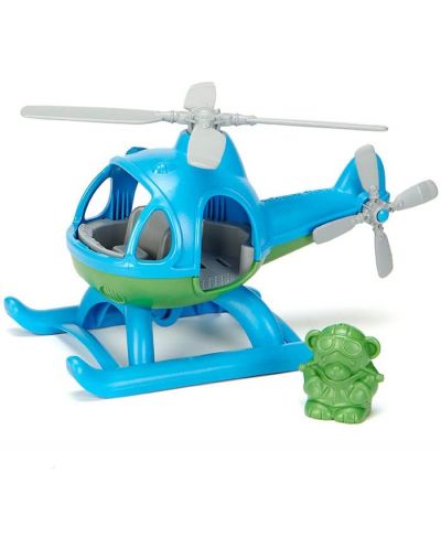 Παιδικό παιχνίδι Green Toys - Ελικόπτερο, μπλε - 1