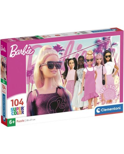 Παιδικό παζλ Clementoni 104  κομμάτια - Barbie (επιλογή 1) - 1