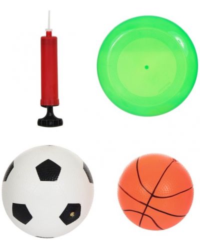 Παιδικό σετ 3 σε 1 GT -Ποδόσφαιρο, μπάσκετ και φρίσμπι - 5