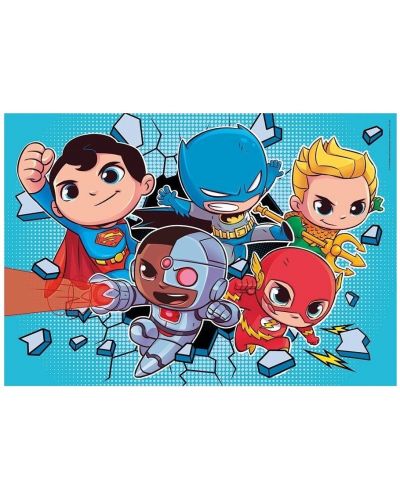 Παιδικό παζλ Clementoni 2 x 60 κομμάτια - DC Comics: Super Friends - 2