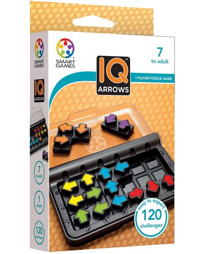 Παιδικό παιχνίδι λογικής Smart Games Pocket IQ - IQ Arrows - 1