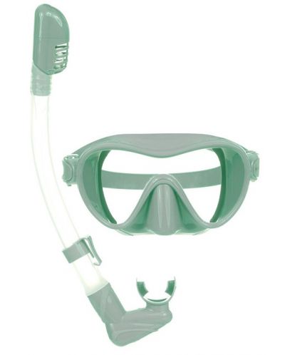 Παιδική μάσκα κατάδυσης με αναπνευστήρα Zizito, πράσινο - 1