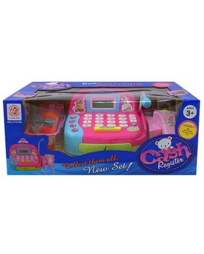 Παιδικό σετ  Raya Toys - Ταμειακή μηχανή που λειτουργεί με μπαταρίες - 3
