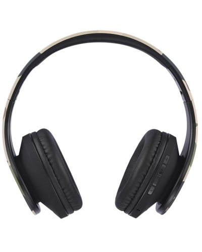 Παιδικά ακουστικά με μικρόφωνο PowerLocus - P2, ασύρματα, καμουφλάζ - 2