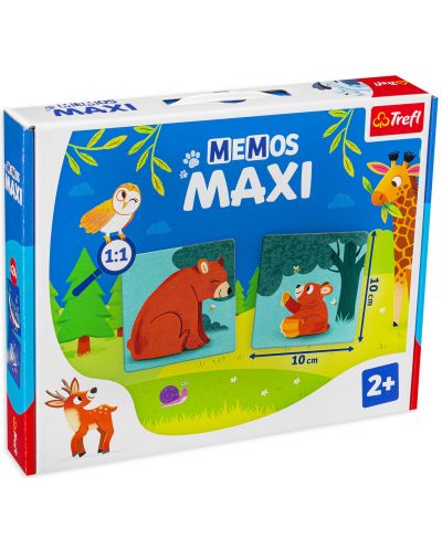 Παιδικό παιχνίδι μνήμης Memos Maxi - Ζώα γονείς και παιδιά - 1