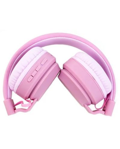 Παιδικά ακουστικά PowerLocus - Louise&Mann 3, ασύρματα, ροζ - 3