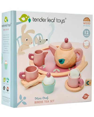 Παιδικό ξύλινο σερβίτσιο  Tender Leaf Toys - Για τσάι - 6