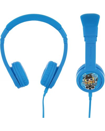 Παιδικά ακουστικά  με μικρόφωνο BuddyPhones- Explore+, Μπλε - 2