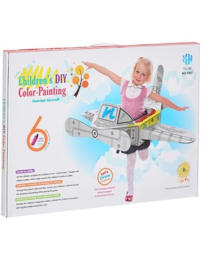 Παιδικό σετ GОТ - Αεροπλάνο για συναρμολόγηση και χρωματισμό - 1