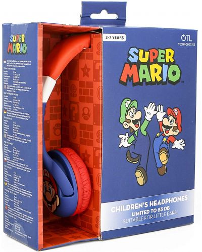 Παιδικά ακουστικά OTL Technologies - Super Mario, μπλε - 3