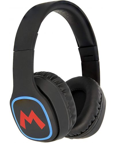 Παιδικά ασύρματα ακουστικά OTL Technologies - Super Mario, μαύρα - 1