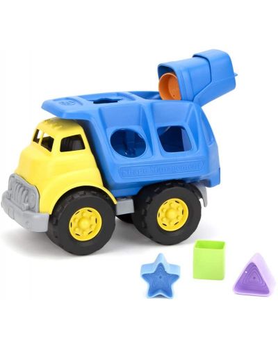 Παιδικός διαλογέας Green Toys - Φορτηγάκι, με 4 σχήματα - 2