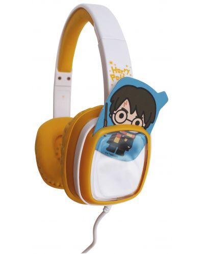Παιδικά ακουστικά Flip 'n Switch - Harry Potter, άσπρα/κίτρινα - 2