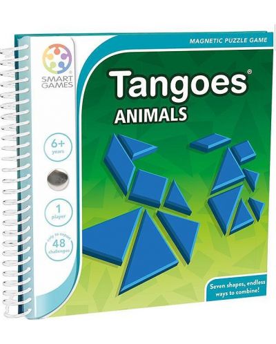 Παιδικό παιχνίδι λογικής Smart Games - Τάνγκραμ, Tangoes Aniamals - 1