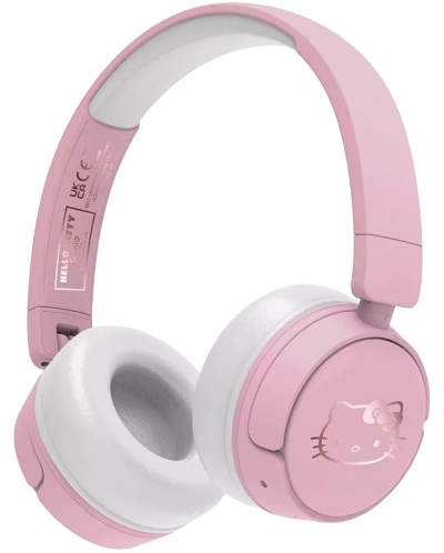 Παιδικά ακουστικά OTL Technologies - Hello Kitty,ασύρματη, ροζ - 1