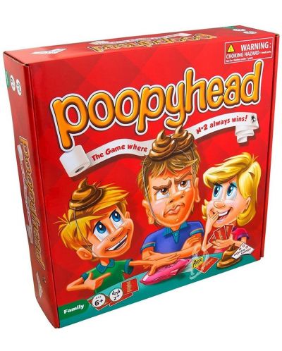 Παιδικό παιχνίδι Raya Toys - Poopyhead,με κάρτες - 1