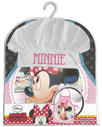 Παιδικό σετ μαγειρικής Kids Licensing   - Ποδιά και καπέλο, Minnie - 2