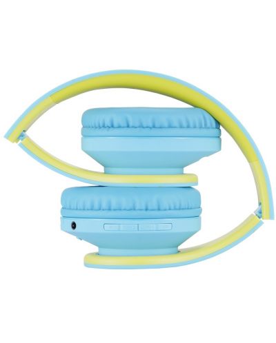 Παιδικά ακουστικά PowerLocus - P2, ασύρματα, μπλε/πράσινα - 3