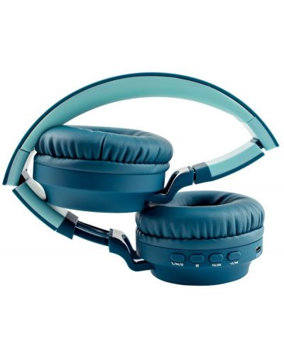Παιδικά ακουστικά PowerLocus - Buddy, ασύρματα, μπλε - 3
