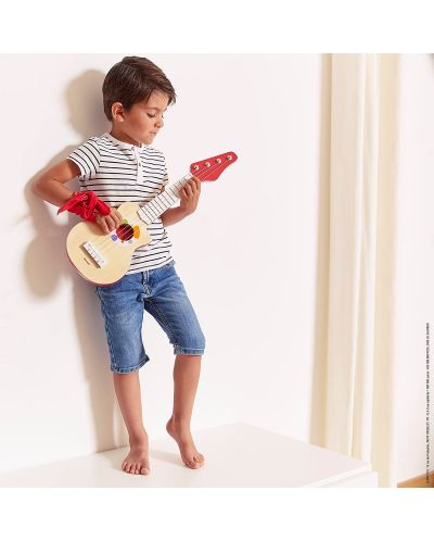 Παιδική ηλεκτρική κιθάρα Janod - Confetti, ξύλινη - 5