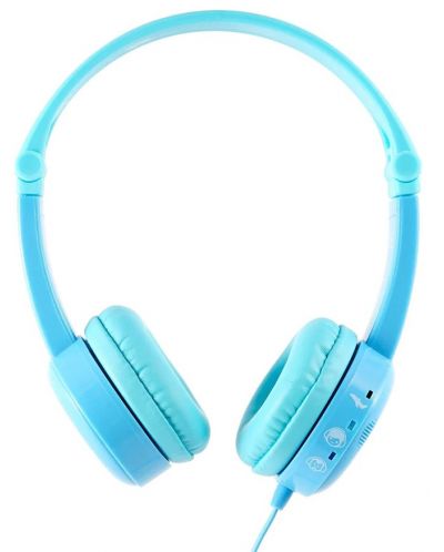 Παιδικά ακουστικά BuddyPhones - Travel, μπλε - 3